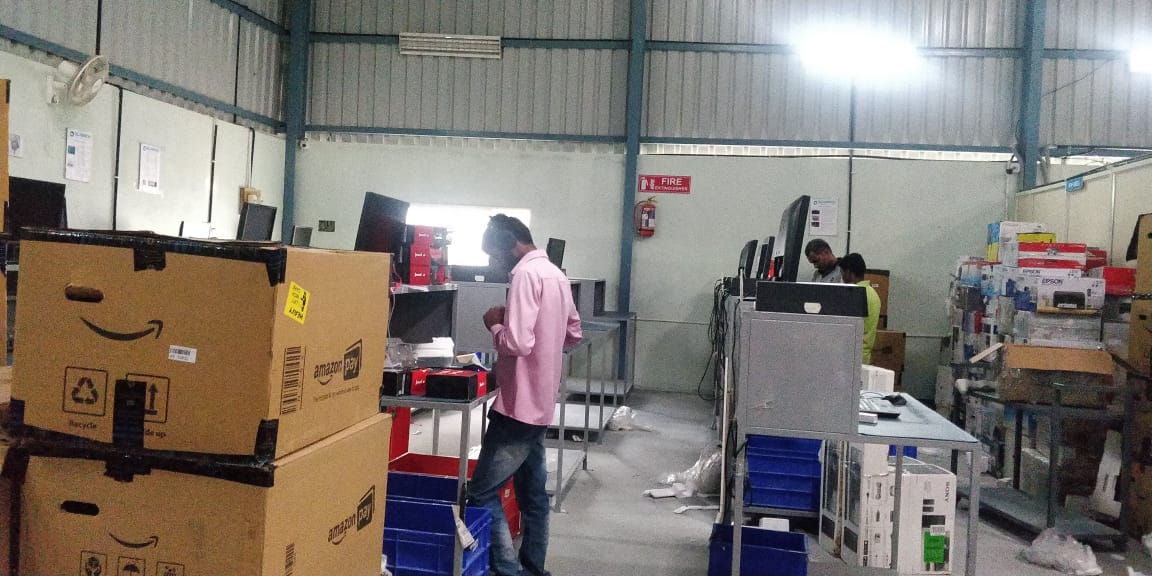 LPRS workforce team at a client site